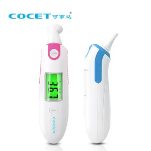 COCET ce认证非接触式电子临床医疗温度计数字红外前额和耳温计