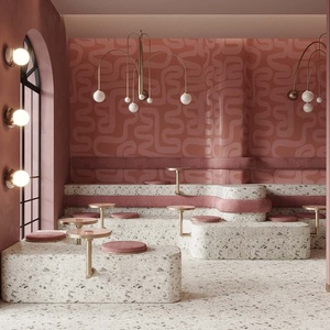 Vetrina Espositiva Personalizzata per Negozio di Caramelle, Arredamento in Legno per Interni di Pasticcerie, Decorazione Completa per Negozi Commerciali - Product Image 1