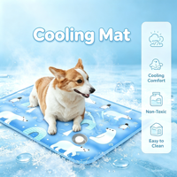 Tapis rafraîchissant pour animaux de compagnie en plastique de nouvelle génération, formule de gel rafraîchissant améliorée, doux comme du gelée, sûr et non toxique, pour chiens et chats, plusieurs tailles