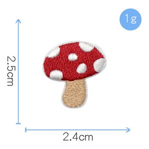 Parche Adhesivo Miniatura con Diseño de Hongo, Castaño, Trébol de Cuatro Hojas y Hoja de Arce para Decoración de Ropa, Zapatos y Sombreros - Product Image 5