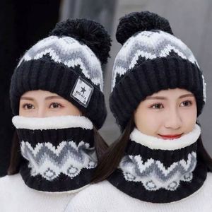 Gorro de Invierno Unisex, Cálido y Grueso, de Dos Piezas, de Poliéster/Algodón, Tejido, con Pompón, de Alta Calidad, para Negocios, Ciclismo y Actividades al Aire Libre - Product Image 3