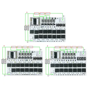 Carte de protection de batterie Li-ion/Li-polymère 3S/4S/5S 12V 16.8V 21V 3.7V 100A avec équilibrage de charge - Product Image 1