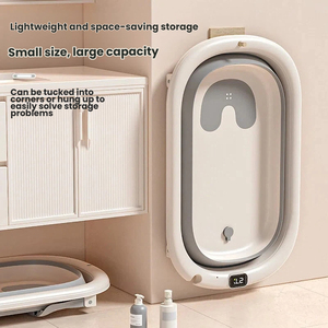 <span class=keywords><strong>Baignoire</strong></span> pliable pour animaux de compagnie, <span class=keywords><strong>baignoire</strong></span> pliable pour chiens et chats, <span class=keywords><strong>baignoire</strong></span> de toilettage portable anti-évasion avec drain pour petits/moyens animaux - Product Image 6