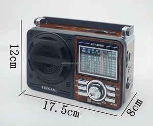 <span class=keywords><strong>Radio</strong></span> Portátil Eletree YG-1088BT de Alta Sensibilidad con Receptor Mundial AM FM SW1-<span class=keywords><strong>7</strong></span> de 9 Bandas con Reproductor de Música USB/TF - Product Image 4