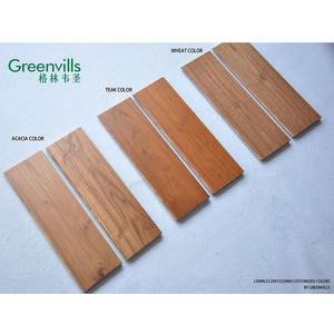 Plancher en bois de <span class=keywords><strong>teck</strong></span> d'or d'échantillon gratuit, <span class=keywords><strong>couleur</strong></span> de <span class=keywords><strong>teck</strong></span> souillée, catégorie choisie - Product Image 5