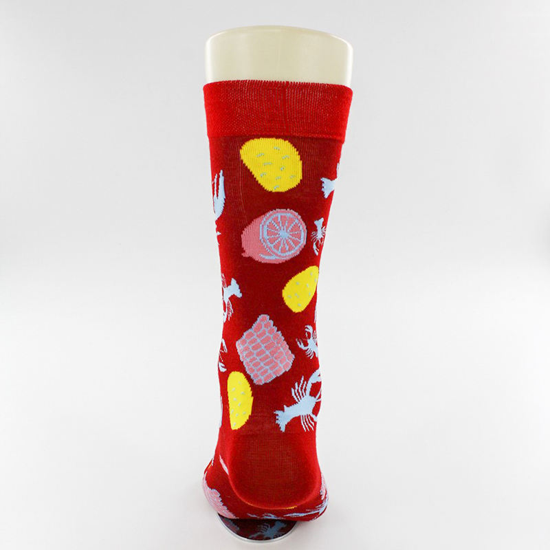 Calcetines personalizados de algodón para hombre, diseño de