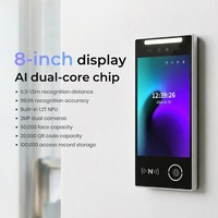 Sistema de Control de Acceso con Intercomunicador Visual y Reconocimiento Facial Linux FCV4905, Visión Nocturna, IP66 Impermeable, para Exteriores, Puerta, Villa, Hogar