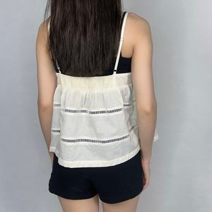 Nouvelle veste décontractée pour femmes à col halter, en tissu de lin et coton, style chemise - Product Image 2