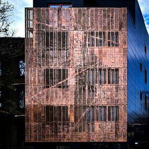 Panneau mural en métal perforé sur mesure, écran en maille d'acier inoxydable, revêtement de façade pour l'extérieur des bâtiments - Product Image 3