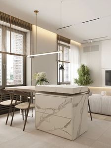 מטבח ארון ארה"ב עם מזווה ואי עם כיור מבריק מטבח ארון - Product Image 3