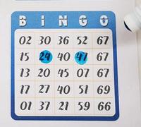 Tampons de bingo bon marché, plume éponge de 10mm, logo personnalisé à base d'eau de 20 ml, marqueur de jeu de bingo, vente en gros dans l'UE