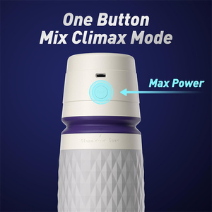 Sexspielzeug für Männer Männlicher Mastur bator Penis pumpe mit <span class=keywords><strong>3</strong></span> Absaugung 4 Vibrationen Herren Sexspielzeug mit 3D-Ärmel Hände frei Saxy Toys Men - Product Image 3