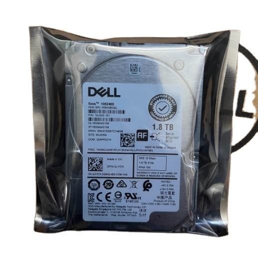 JY57X 1.8TB SAS 10k 2.5" 12G 512e Hard Drive