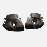 Diffuseur arrière avec éclairage LED et embouts d'échappement pour Mercedes Benz Classe E W213 AMG Line Saloon 2016-2019, mise à niveau style B
