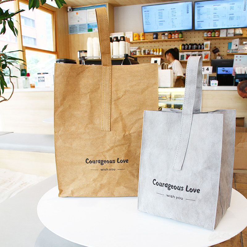 Custom Printed Your Own Logo Brown Kraft Gift Craft Shopping Paper Bag With Handles Kraft Paper Bag