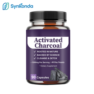 Complément Herbal <span class=keywords><strong>Charbon</strong></span> Actif 1200mg à Base <span class=keywords><strong>de</strong></span> Coques <span class=keywords><strong>de</strong></span> Noix <span class=keywords><strong>de</strong></span> Coco Capsules Végétaliennes Soutien Quotidien Santé Intestinale et Hépatique OEM Marque Privée - Product Image 1