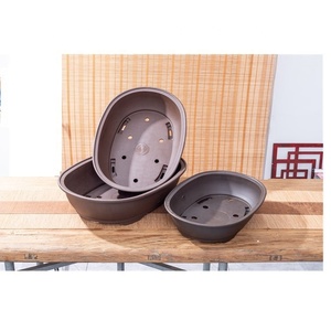 Chine <span class=keywords><strong>pas</strong></span> <span class=keywords><strong>cher</strong></span> grande taille forme ovale bonsaï pots pots d'arbre pots de fleurs - Product Image 5