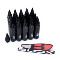 BLOX aluminium à pointes Tuner roues écrous de roue M12X1.5 60mm étendu JDM voiture de course jantes boulons M12X1.25 550NSPK