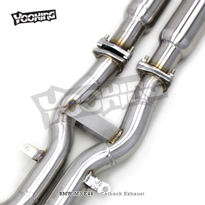 OBM Valved Catback para <span class=keywords><strong>BMW</strong></span> M3 <span class=keywords><strong>E46</strong></span> 2004-2006 Motor Resonador Midpipe SUS304 Silenciador trasero Eje <span class=keywords><strong>Escape</strong></span> Cat Back <span class=keywords><strong>Escape</strong></span> - Product Image 5