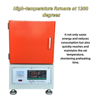 Economic Choice Lab Degree Heating Equipment Electric Muffle Oven for Melting 1 Year Warranty