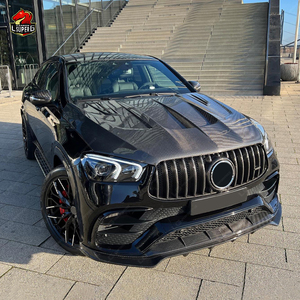 Nouvelle condition en Fiber de carbone modifié LD Style <span class=keywords><strong>GLE</strong></span> 63 coupé C167 Bodykit avant lèvre Spoiler arrière diffuseur capot pour style de voiture - Product Image 3