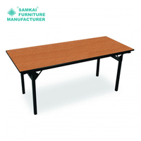 SK-ZDZ-A002 langlebige rechteckige klappbare Bankett Tisch laminiert Top 48x24x30 Zoll für Veranstaltungen