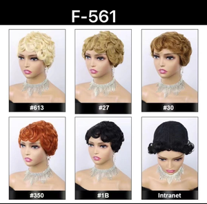 Letsfly - Peluca Corta Brasileña Rizada, 100% Cabello Humano, Hecha a Máquina, Estilo Pixie, Color Natural, Cabello Virgen, Pelucas de Corte Pixie para Mujeres Negras - Product Image 3