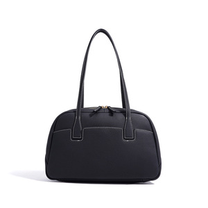 Sac fourre-tout élégant vintage en cuir grande capacité, sac à main portable et tendance pour femmes, sacs à bandoulière quotidiens pour filles - Product Image 4