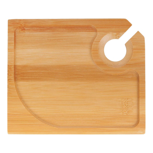 <span class=keywords><strong>Vassoio</strong></span> in legno di bambù naturale in legno con supporto di vetro vino per aperitivo <span class=keywords><strong>vassoio</strong></span> per cucina e feste - Product Image 1