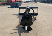 Tarière hydraulique pour mini-chargeuse avec 3 mèches à vendre 12-16 GPM