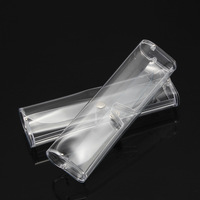 Sac souple pour lunettes de lecture pour hommes et femmes, sac de rangement Portable pour lunettes, étui en plastique avec bouton en PVC, 2023
