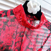 Nouvelle Robe Longue Décontractée Femme Printemps Été, Manches Chauve-Souris Amples, Imprimé Fleurs et Plumes, Style Urbain Vintage