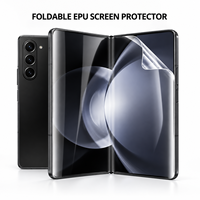 Protection d'écran en film EPU à couverture complète pour iPhone 18 Duo, pliable, ultra flexible, résistant aux plis