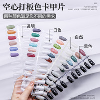 Professionnel 120 conseils creux Nail Gel vernis affichage nuancier Nail Art outil Salon manucure outils