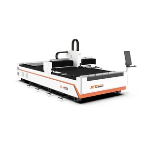 Mesin pemotong laser serat optik cnc, peralatan pemotong baja tahan karat 2000w 3KW