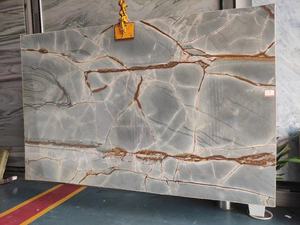 BOTON STONE 3D Desgin, carreaux romains fond marbre carrelage mural pour sol marbre - Product Image 2