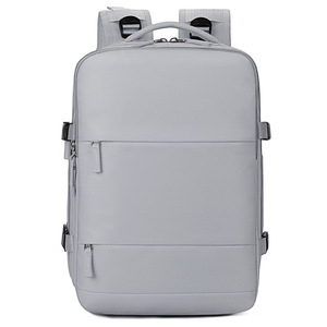Minimalist Outdoor Thin Large Capacity Waterproof Unisex <b>Laptop</b> <b>Backpack</b> with Usb and Zipper Closure - Product Image 5