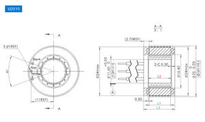 Motor BLDC de Imán Permanente sin Marco, OD25mm, 24V, 21W, Eficiencia IE4, Torque de 0.05NM, Accionamiento Directo, para Brazo Robótico de Cirugía Médica - Product Image 6