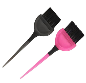 Venta caliente logotipo personalizado tinte para el cabello peine cepillo Material plástico colorido tinte para el cabello herramienta con logotipo personalizado - Product Image 1