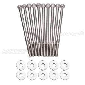 Kit de boulons de collecteur d'admission de voiture en acier inoxydable pour moteurs Chevrolet V8 GEN III IV LSX LS1 LS2 LS3 LS6 LS7 - Product Image 3