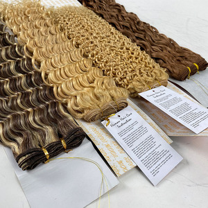 Remy-<span class=keywords><strong>extensiones</strong></span> de cabello humano brasileño, postizo de Color rubio miel, liso, <span class=keywords><strong>Balayage</strong></span> - Product Image 4