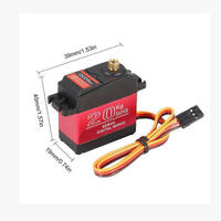 Servomoteur numérique à couple élevé DS3218 20KG PWM 500-2500us 6.8V IP66 étanche 270 degrés double roulement à billes engrenage métallique JR/Futaba