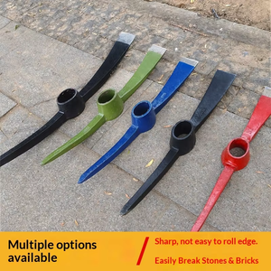 <span class=keywords><strong>Pioche</strong></span> en acier, hache de rail, grande <span class=keywords><strong>pioche</strong></span> en fer, <span class=keywords><strong>pioche</strong></span> croisée, petite <span class=keywords><strong>pioche</strong></span> pour creuser, outils de travail du sol pour l'agriculture et la culture des herbes et des pousses de bambou - Product Image 4