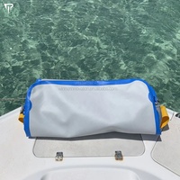 JTRDA pvc salon adulte couleur marine et blanc gonflable eau natation auvent piscine lac mer chaise de plage rangée chaise flottante flotteur