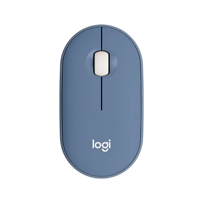 Orijinal Logitech Pebble M350 açık mavi sessiz ince sessiz tıklama Usb ofis iş ergonomik bilgisayar kablosuz oyun fare