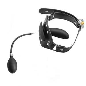 <strong>Inflatable</strong> Adjustable Ball Mouth <strong>Gag</strong> with Lock for Oral Bondage Bullet Dildo Mouth <strong>Gag</strong> SM Restraint Sex Slave Adult Game Couple - Product Image 2