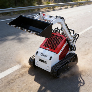 ENVÍO GRATUITO Minicargadora Somate con Motor Diésel CE EPA, Capacidad de 500 KG a 1 Tonelada, 2 Años de Garantía, Caja de Cambios PLC de 0.2m, Bomba - Product Image 6