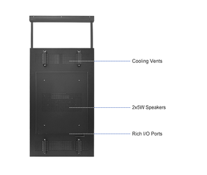 Nuevo Producto <span class=keywords><strong>2026</strong></span>: Pantalla Digital para Ventana de 55 Pulgadas de Alto Brillo, para Instalar en Pared, Colgada o de Pie, para Interiores - Product Image 3