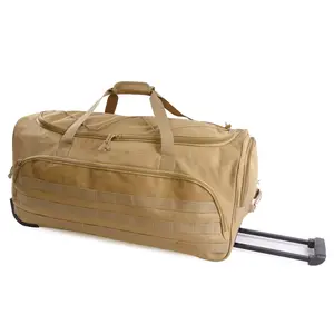 Custom 100-Liter Water-Resistant Rolling Duffle Bag Multi-Function Travel Duffel With Wheels For Convenient Travel