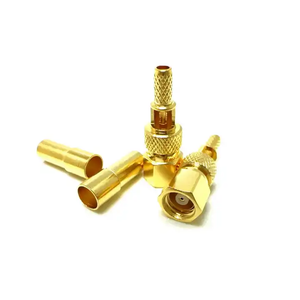 Nhà máy cung cấp mạ vàng SMC nữ Jack wtr100 RG174 rg316 cáp mạ vàng RF Coax nối trong kho RoHS - Product Image 3